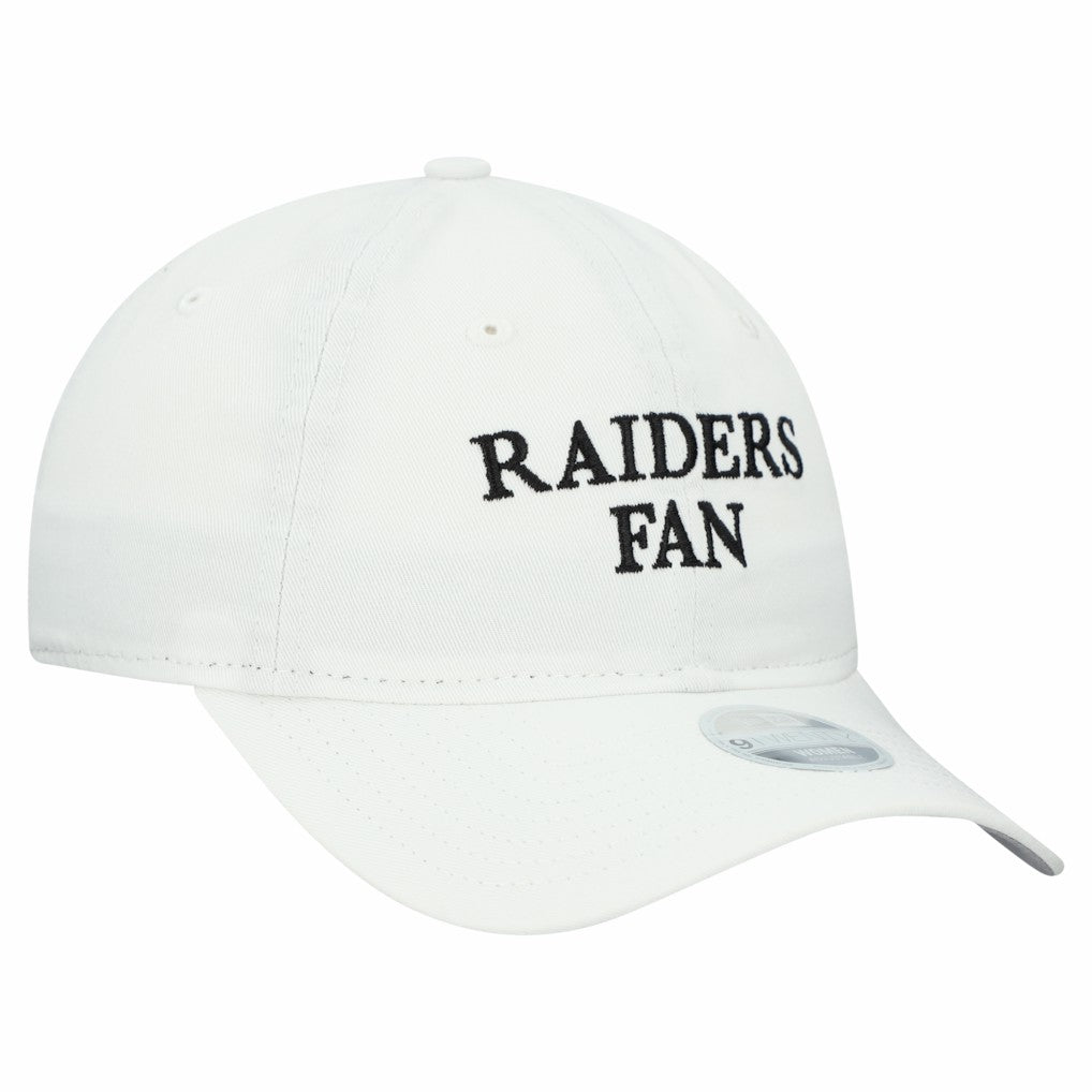 Las Vegas Raiders New Era Women's Team Fan 9TWENTY Adjustable Hat White - NFL