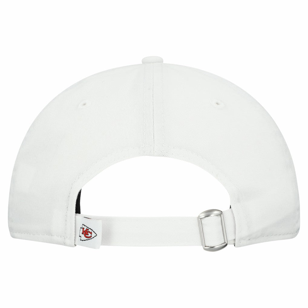 Kansas City Chiefs New Era Women's Team Fan 9TWENTY Adjustable Hat White - NFL