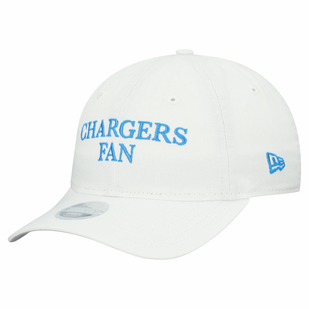 Los Angeles Chargers New Era Women's Team Fan 9TWENTY Adjustable Hat White - NFL