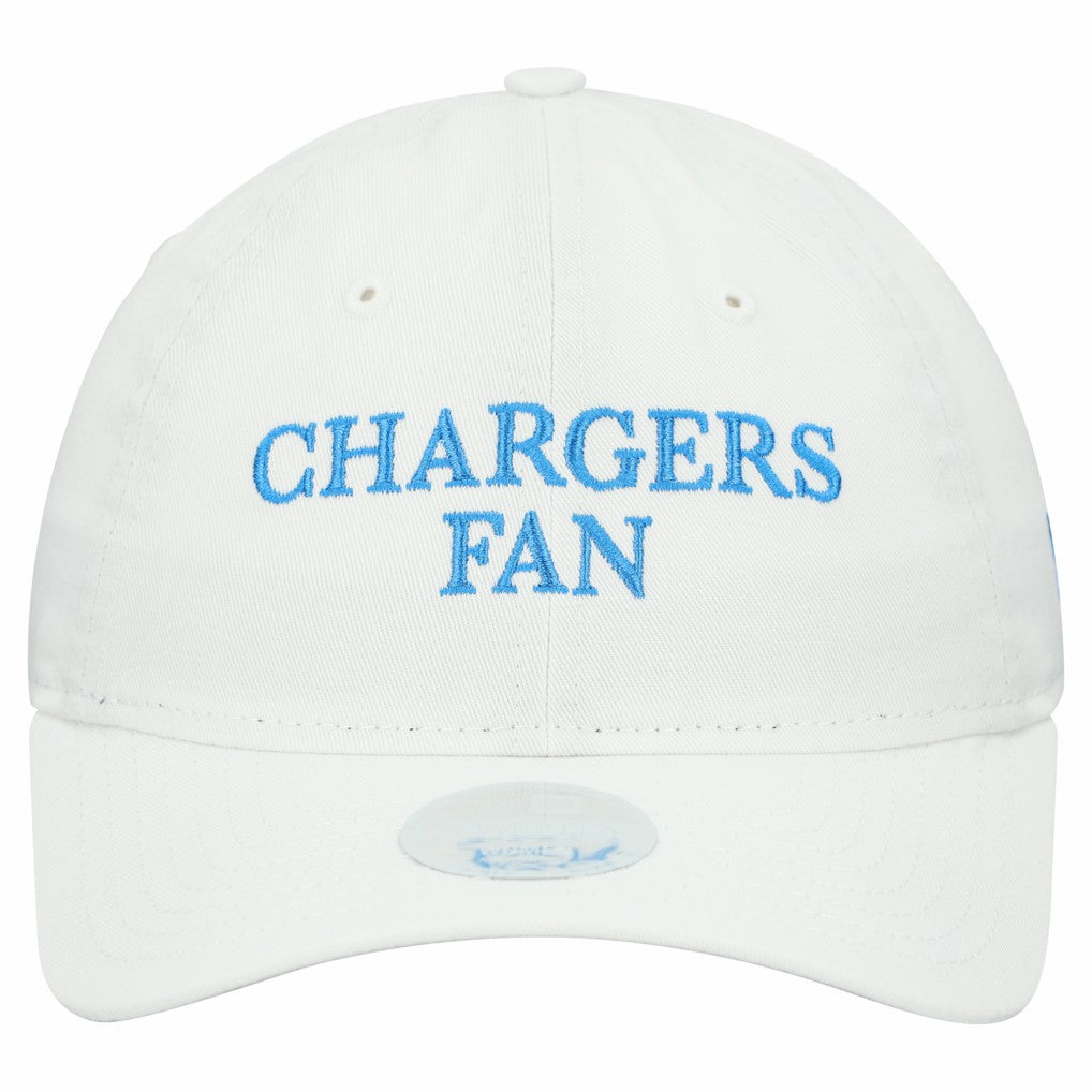 Los Angeles Chargers New Era Women's Team Fan 9TWENTY Adjustable Hat White - NFL