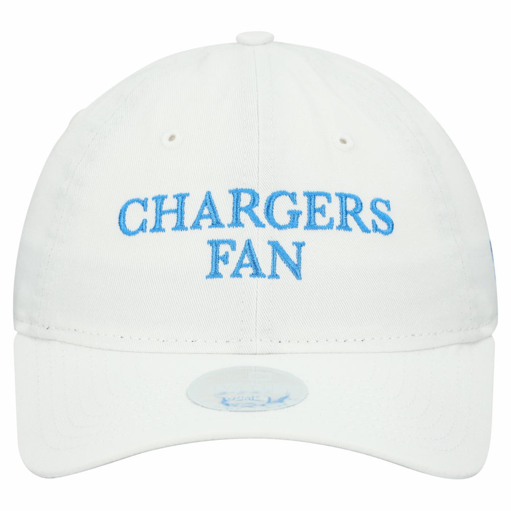 Los Angeles Chargers New Era Women's Team Fan 9TWENTY Adjustable Hat White - NFL