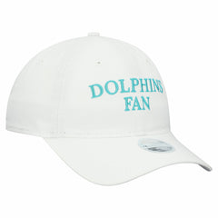 Miami Dolphins New Era Women's Team Fan 9TWENTY Adjustable Hat White - NFL