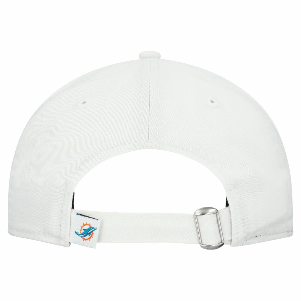 Miami Dolphins New Era Women's Team Fan 9TWENTY Adjustable Hat White - NFL