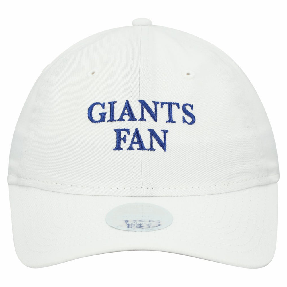 New York Giants New Era Women's Team Fan 9TWENTY Adjustable Hat White - NFL