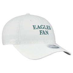 Philadelphia Eagles New Era Women's Team Fan 9TWENTY Adjustable Hat White - NFL