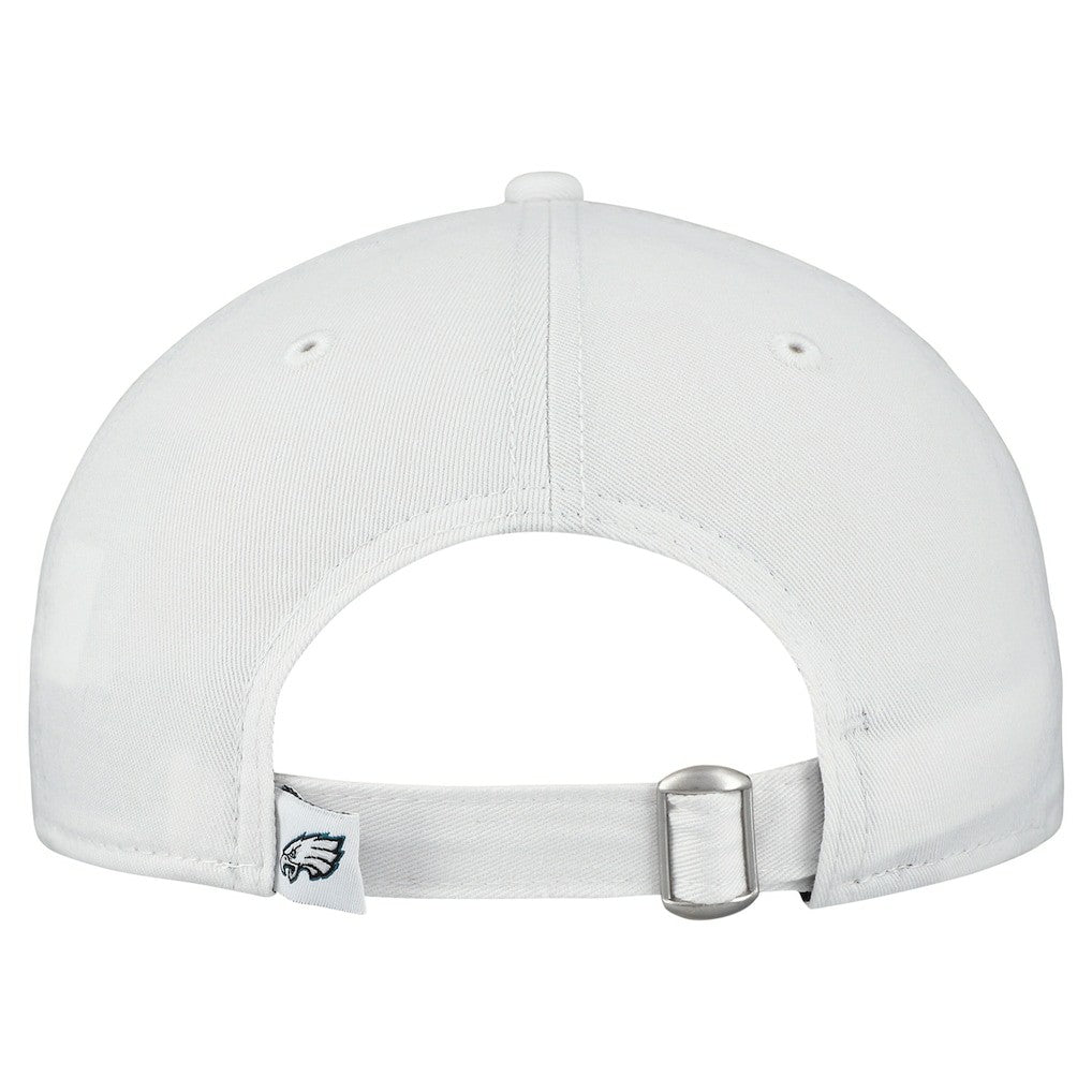 Philadelphia Eagles New Era Women's Team Fan 9TWENTY Adjustable Hat White - NFL
