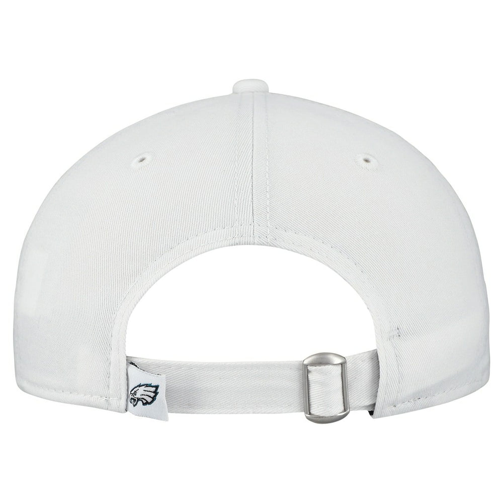 Philadelphia Eagles New Era Women's Team Fan 9TWENTY Adjustable Hat White - NFL