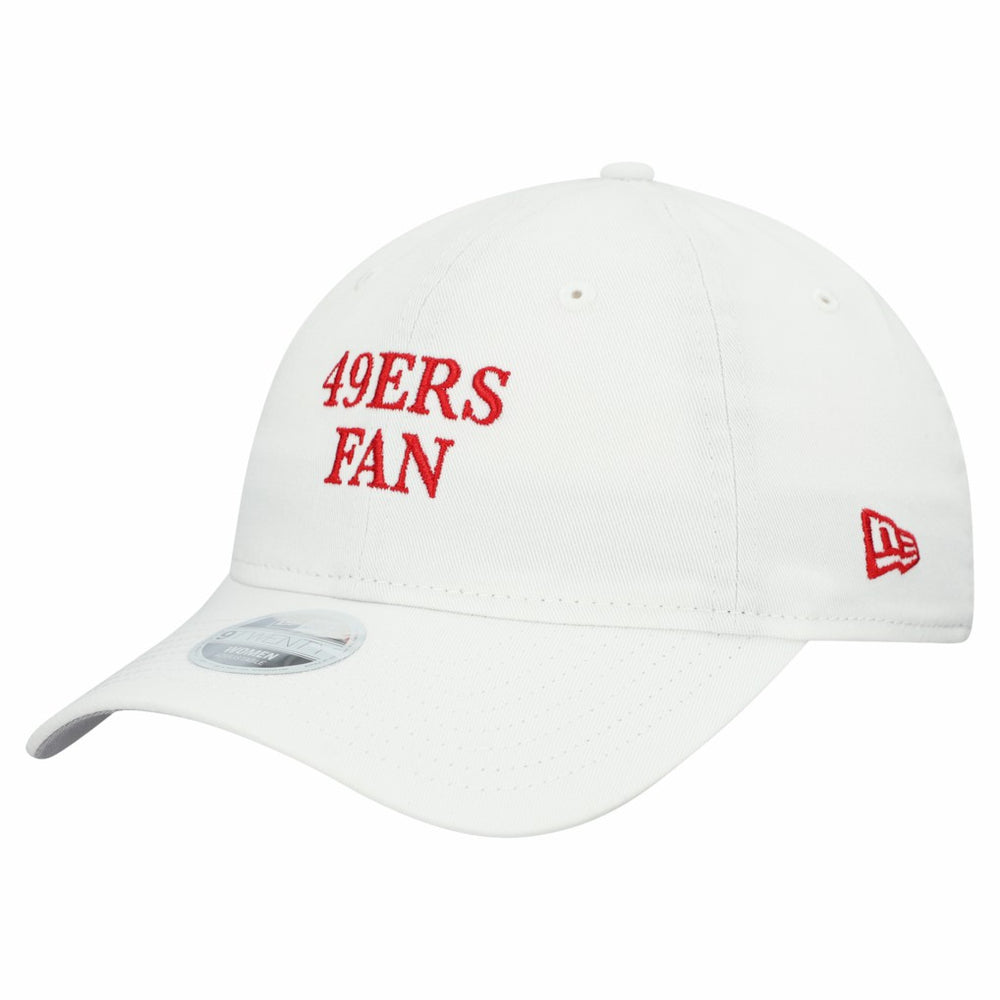 San Francisco 49ers New Era Women's Team Fan 9TWENTY Adjustable Hat White - NFL