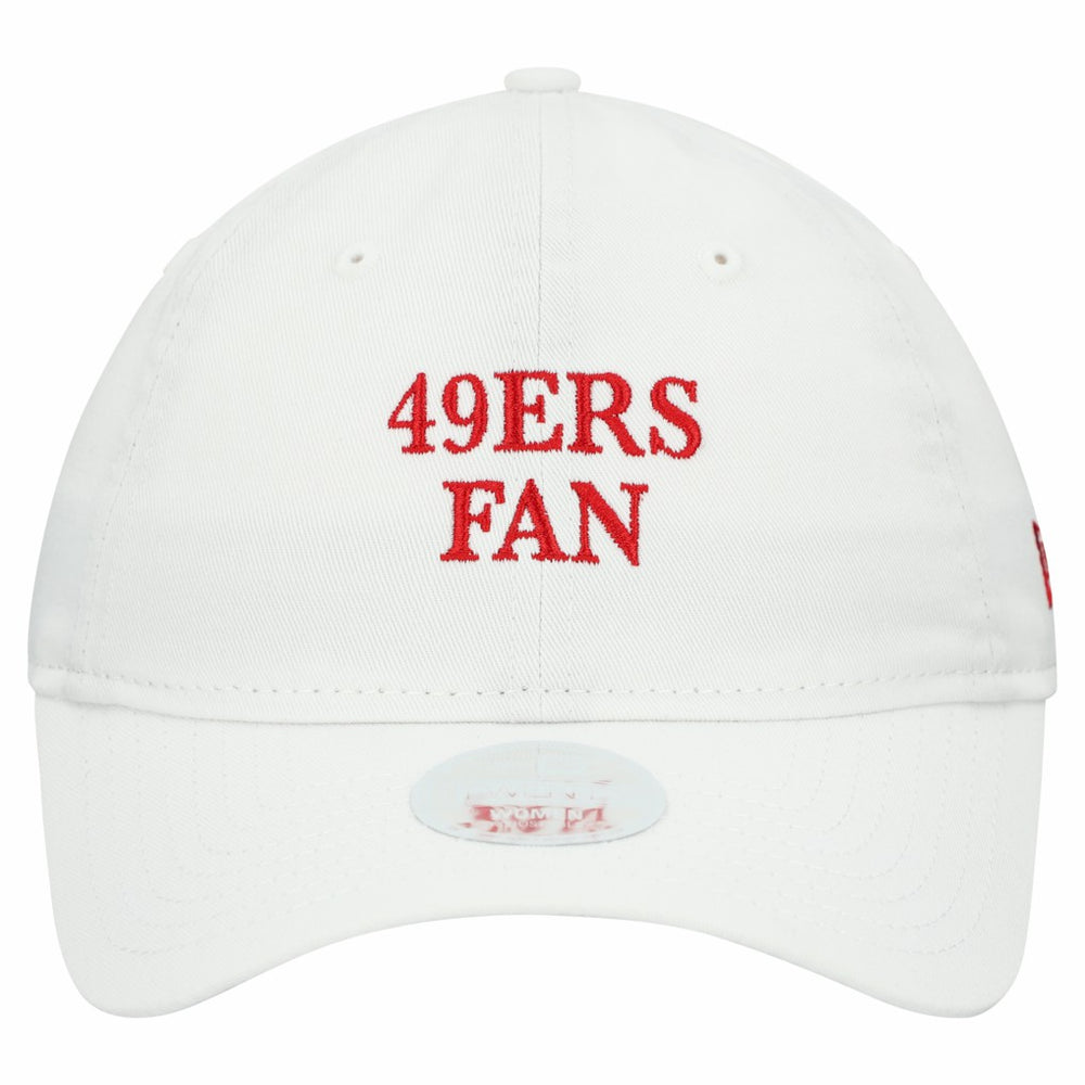 San Francisco 49ers New Era Women's Team Fan 9TWENTY Adjustable Hat White - NFL