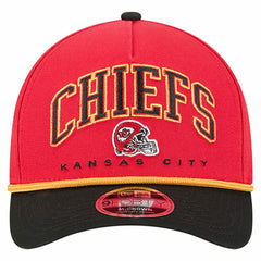 Kansas City Chiefs New Era Arch COOLERA 9FORTY A-Frame M-Crown Adjustable Hat Red - NFL