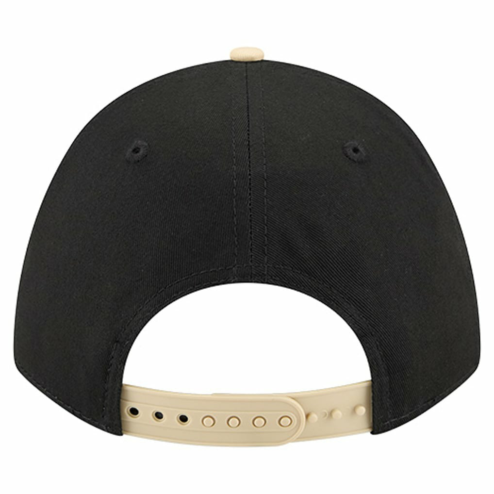 New Orleans Saints New Era Arch COOLERA 9FORTY A-Frame M-Crown Adjustable Hat Black - NFL