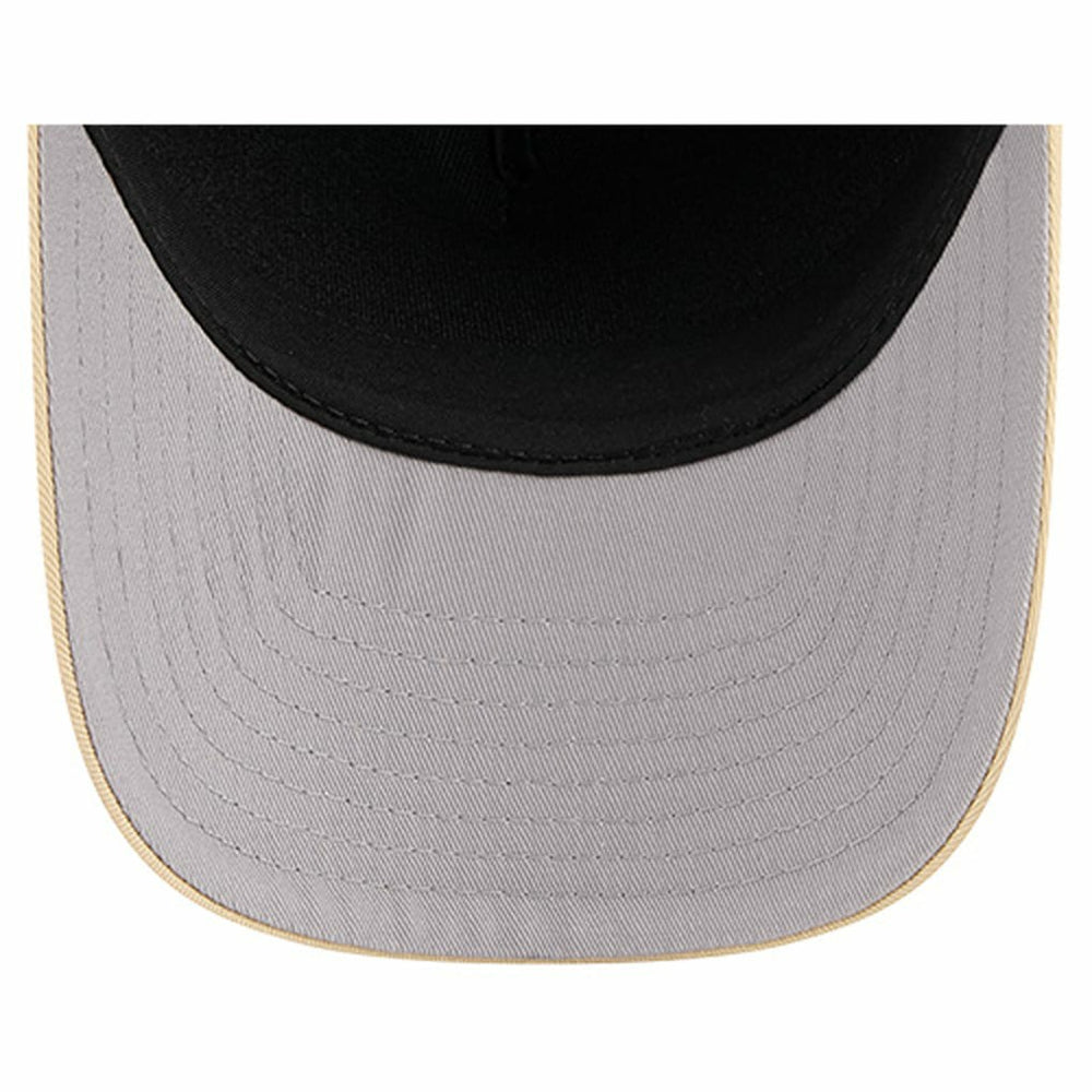 New Orleans Saints New Era Arch COOLERA 9FORTY A-Frame M-Crown Adjustable Hat Black - NFL