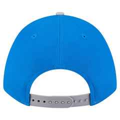 Detroit Lions New Era Throwback Arch COOLERA 9FORTY A-Frame M-Crown Adjustable Hat Blue - NFL