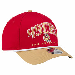 San Francisco 49ers New Era Throwback Arch COOLERA 9FORTY A-Frame M-Crown Adjustable Hat Scarlet - NFL