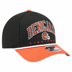 Cincinnati Bengals New Era Arch COOLERA 9FORTY A-Frame M-Crown Adjustable Hat Black - NFL