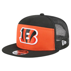 Cincinnati Bengals New Era Outdoor Split Panel 9FIFTY Snapback Hat Orange/Black - NFL