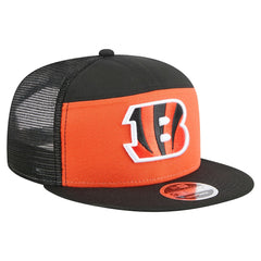 Cincinnati Bengals New Era Outdoor Split Panel 9FIFTY Snapback Hat Orange/Black - NFL