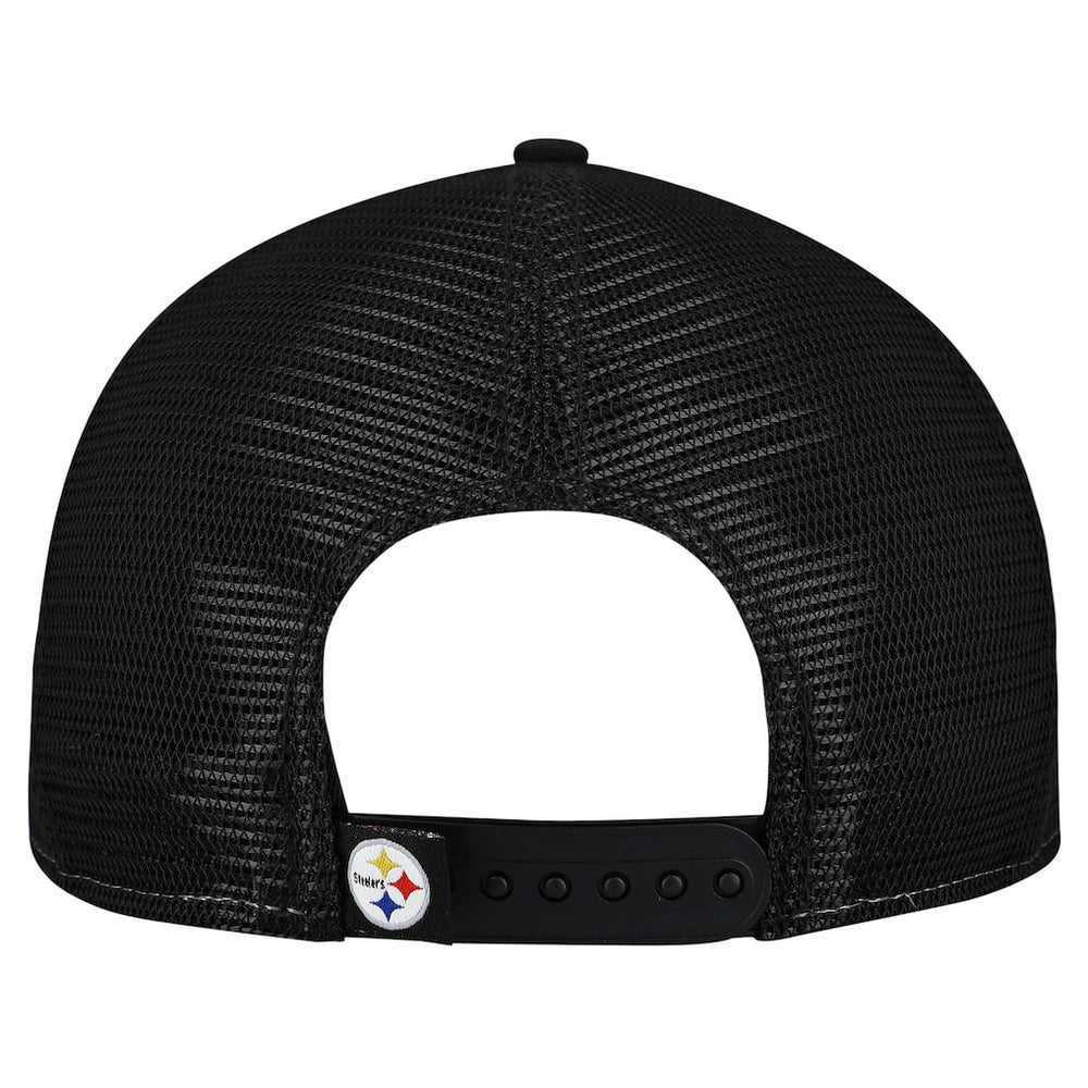 Pittsburgh Steelers New Era Outdoor Split Panel 9FIFTY Snapback Hat Gold/Black - NFL