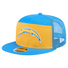 Los Angeles Chargers New Era Outdoor Split Panel 9FIFTY Snapback Hat Gold/Powder Blue - NFL