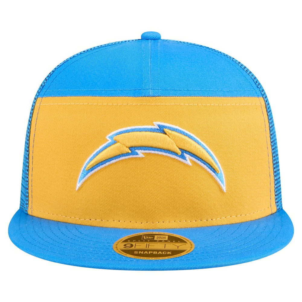 Los Angeles Chargers New Era Outdoor Split Panel 9FIFTY Snapback Hat Gold/Powder Blue - NFL