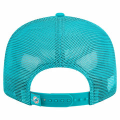 Miami Dolphins New Era Outdoor Split Panel 9FIFTY Snapback Hat Orange/Aqua - NFL