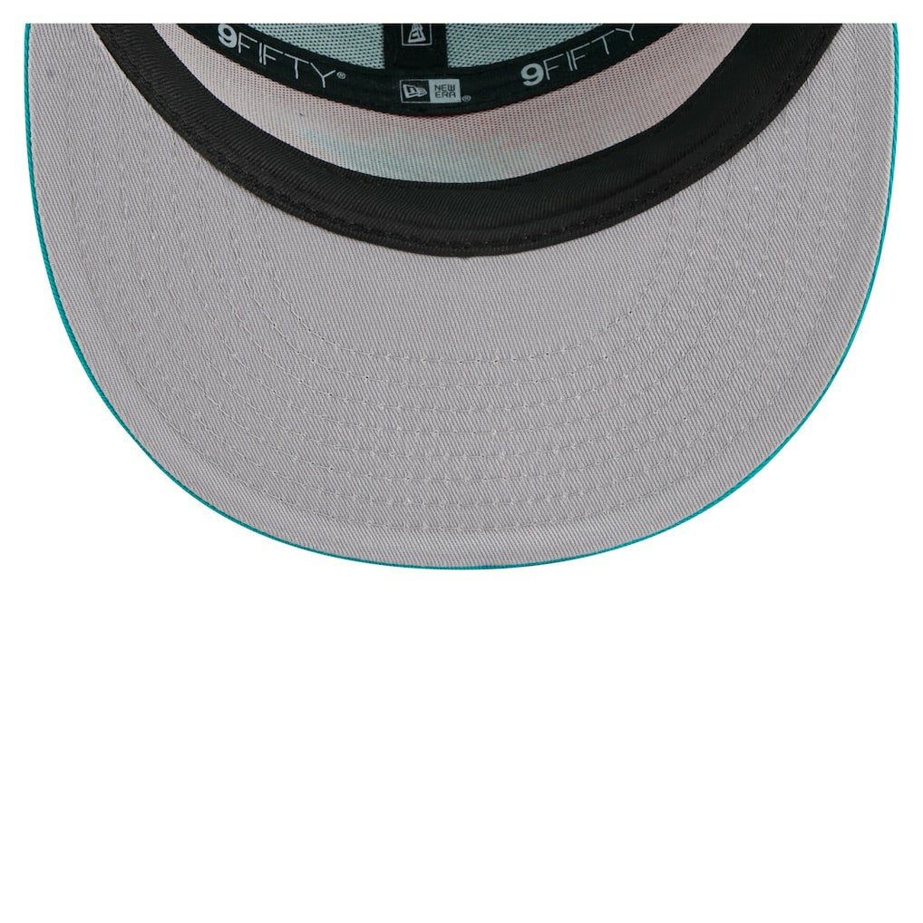 Miami Dolphins New Era Outdoor Split Panel 9FIFTY Snapback Hat Orange/Aqua - NFL