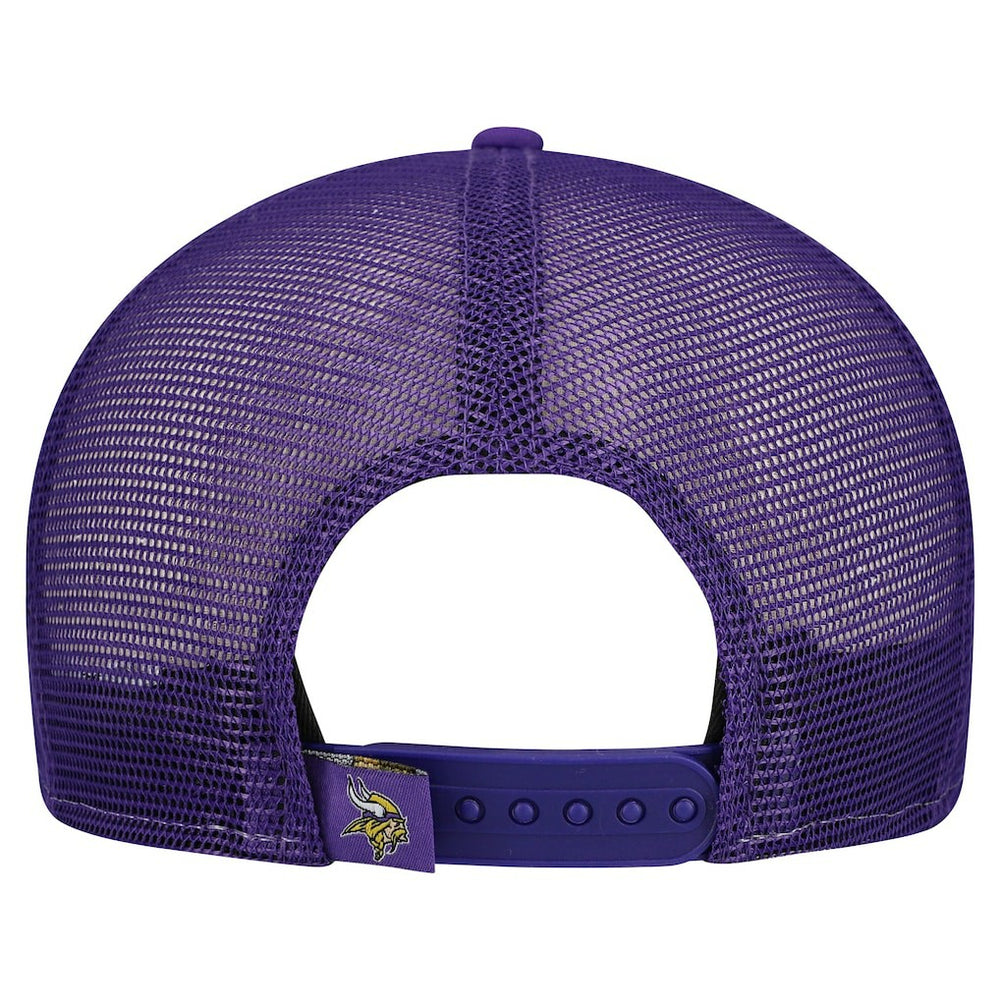Minnesota Vikings New Era Outdoor Split Panel 9FIFTY Snapback Hat Gold/Purple - NFL