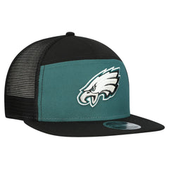 Philadelphia Eagles New Era Outdoor Split Panel 9FIFTY Snapback Hat Midnight Green/Black - NFL