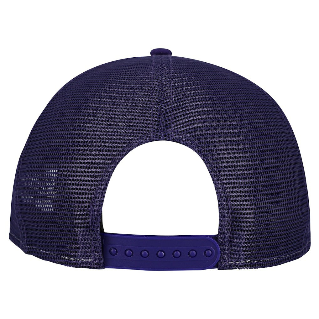 Minnesota Vikings New Era Cutout A-Frame 9FIFTY Snapback Hat Cream/Purple - NFL