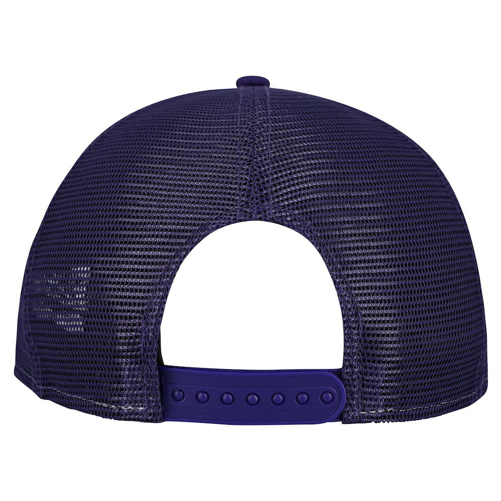 Minnesota Vikings New Era Cutout A-Frame 9FIFTY Snapback Hat Cream/Purple - NFL