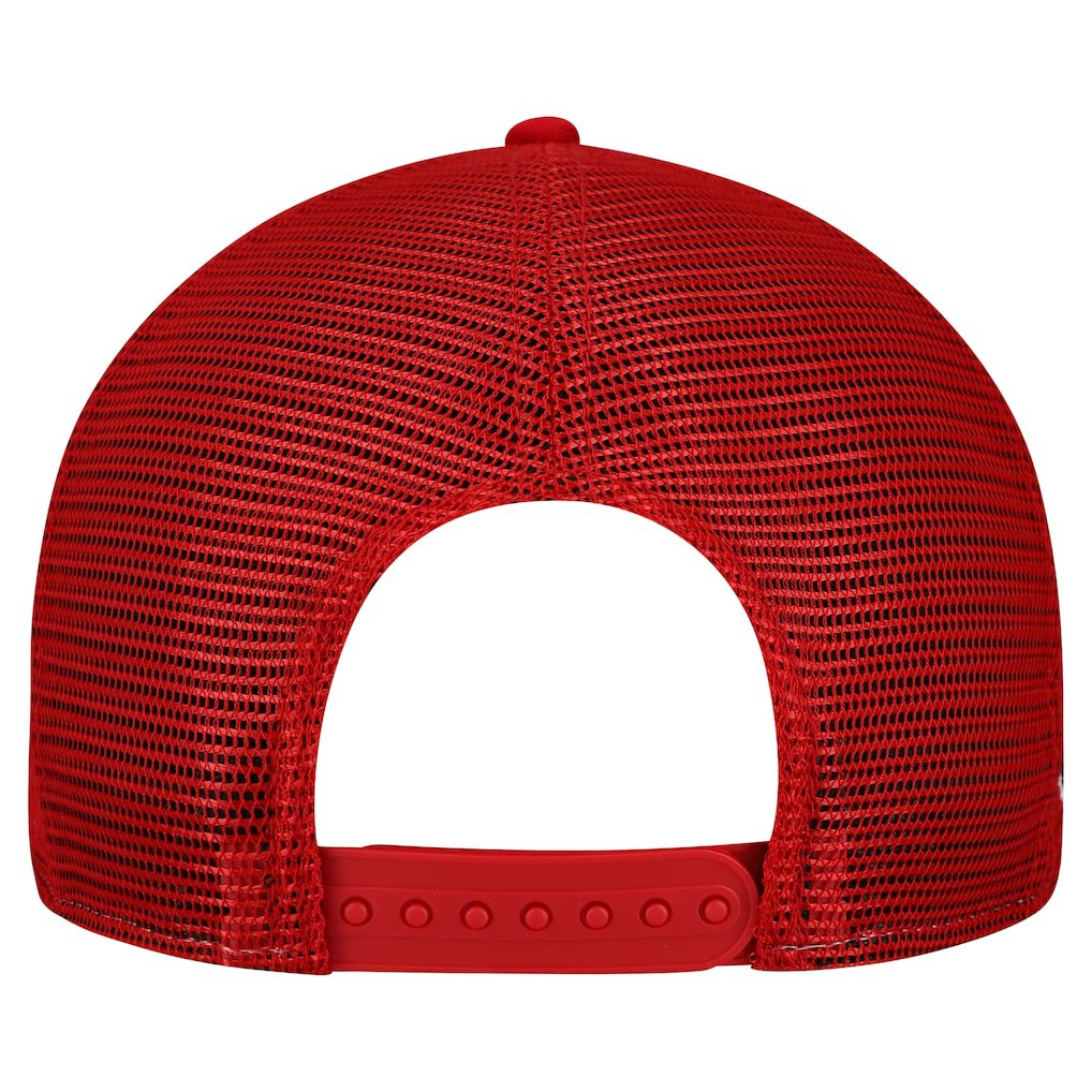 San Francisco 49ers New Era Cutout A-Frame 9FIFTY Snapback Hat Cream/Scarlet - NFL