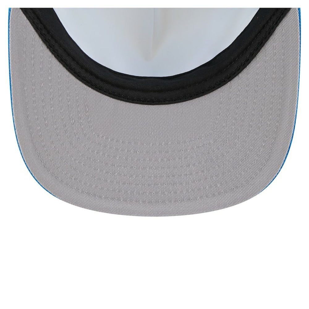 Detroit Lions New Era Cutout A-Frame 9FIFTY Snapback Hat Cream/Blue - NFL