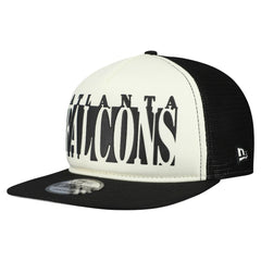 Atlanta Falcons New Era Cutout A-Frame 9FIFTY Snapback Hat Cream/Black - NFL