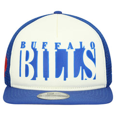 Buffalo Bills New Era Throwback Cutout A-Frame 9FIFTY Snapback Hat Cream/Royal - NFL