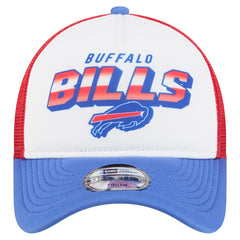 Buffalo Bills New Era Youth Streak 9FORTY A-Frame Adjustable Hat White/Royal - NFL
