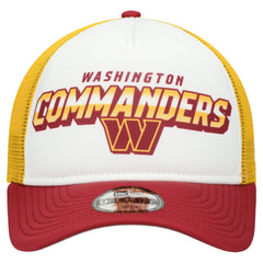Washington Commanders New Era Youth Streak 9FORTY A-Frame Adjustable Hat White/Burgundy - NFL