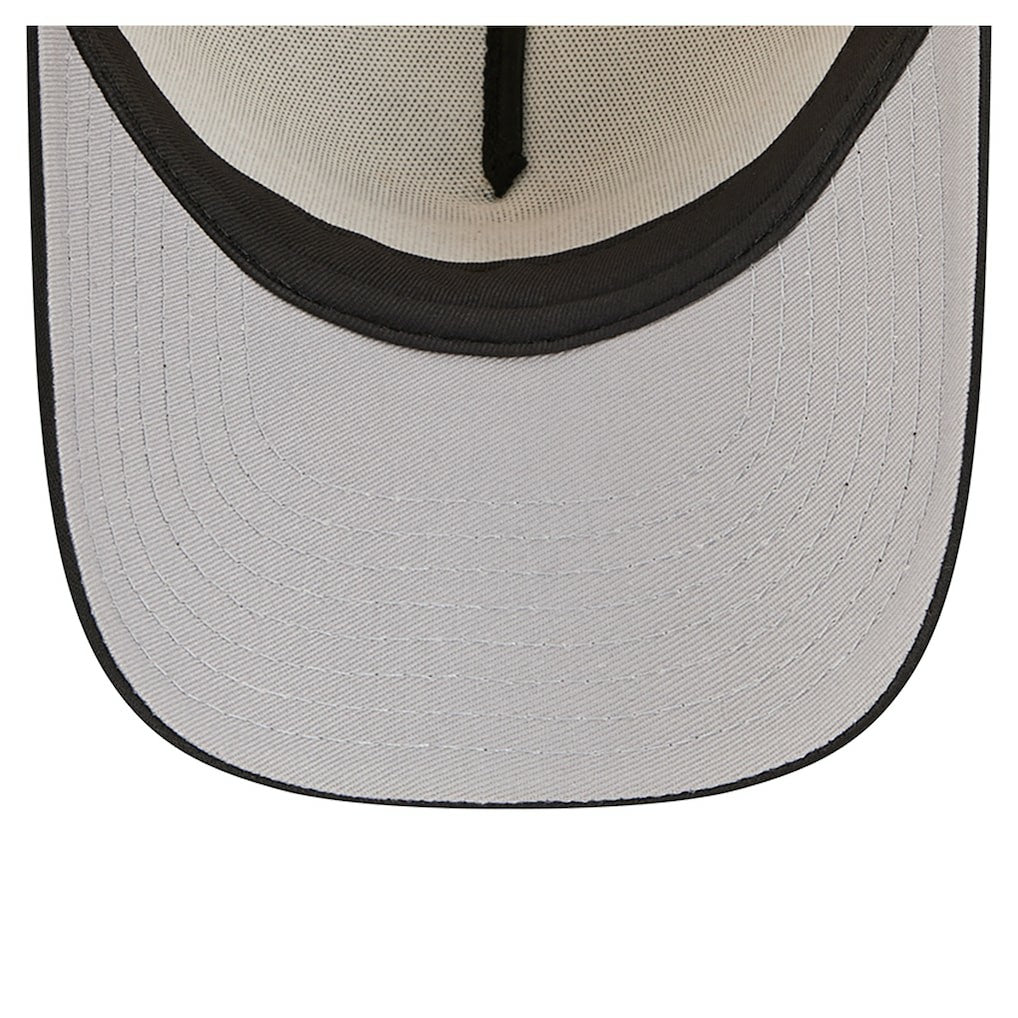 Pittsburgh Steelers New Era Youth Streak 9FORTY A-Frame Adjustable Hat White/Black - NFL