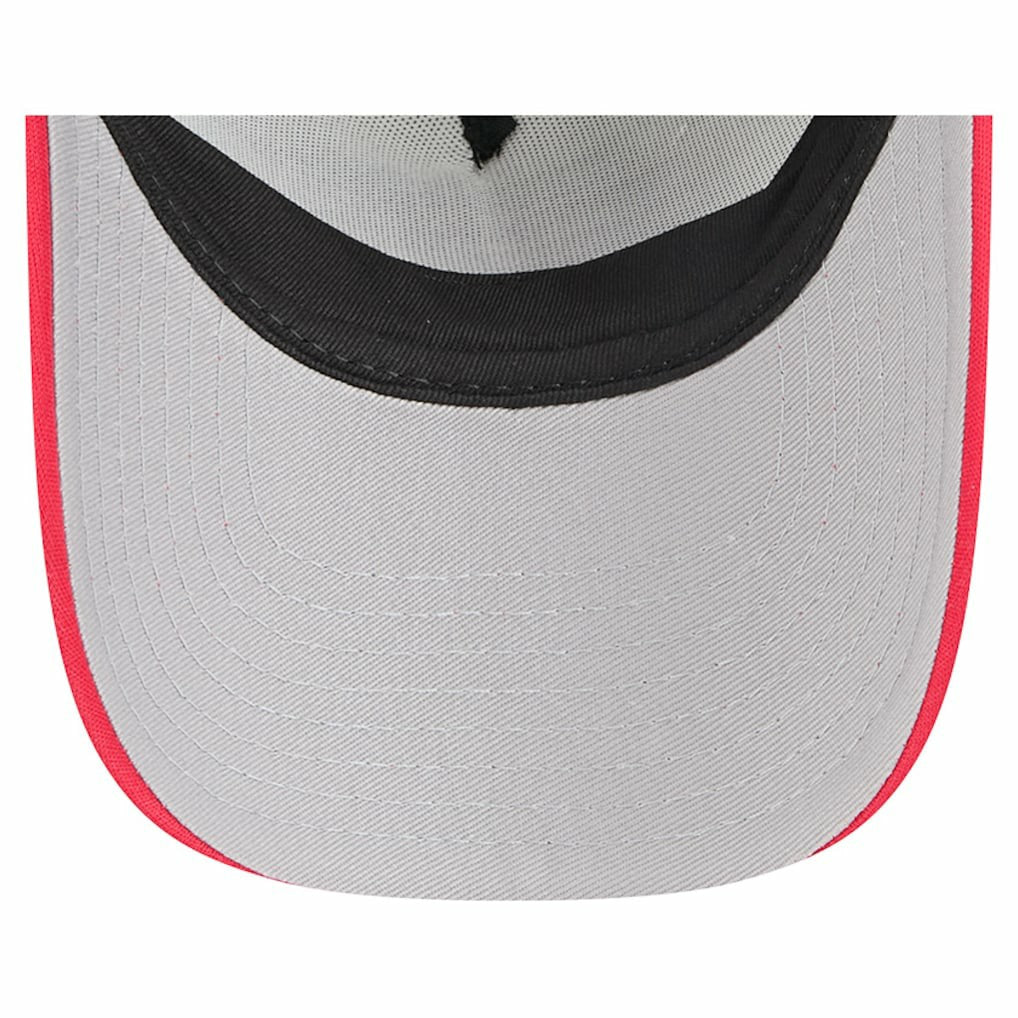 San Francisco 49ers New Era Youth Streak 9FORTY A-Frame Adjustable Hat White/Scarlet - NFL