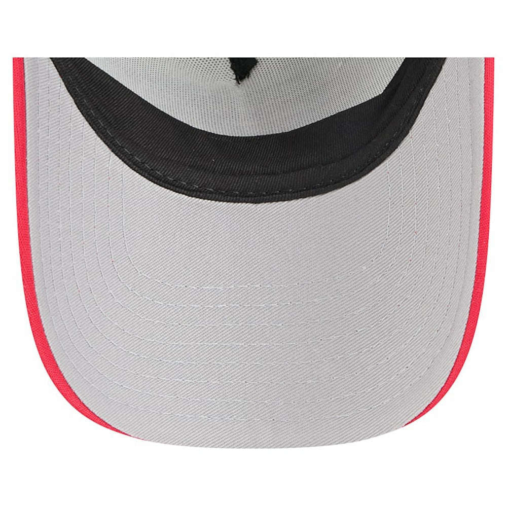 San Francisco 49ers New Era Youth Streak 9FORTY A-Frame Adjustable Hat White/Scarlet - NFL
