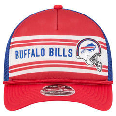Buffalo Bills New Era Linear A-Frame 9FORTY Adjustable Hat Red - NFL