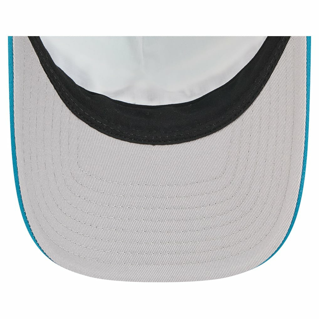Jacksonville Jaguars New Era Throwback Linear A-Frame 9FORTY Adjustable Hat Teal - NFL