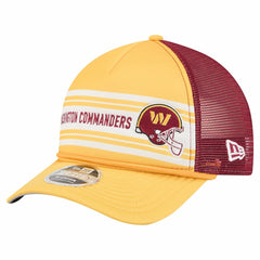 Washington Commanders New Era Linear A-Frame 9FORTY Adjustable Hat Gold - NFL