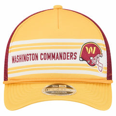 Washington Commanders New Era Linear A-Frame 9FORTY Adjustable Hat Gold - NFL