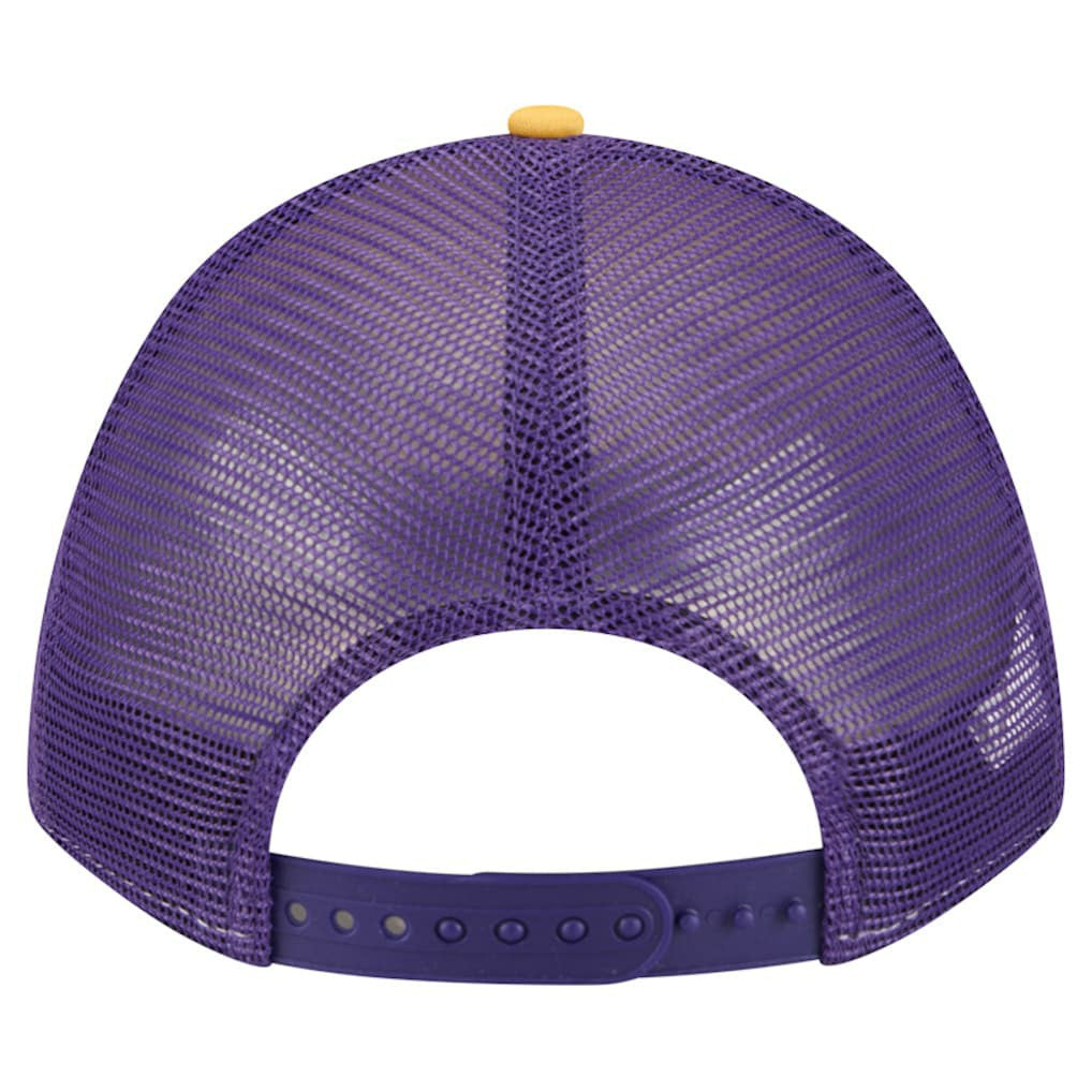 Minnesota Vikings New Era Linear A-Frame 9FORTY Adjustable Hat Gold - NFL
