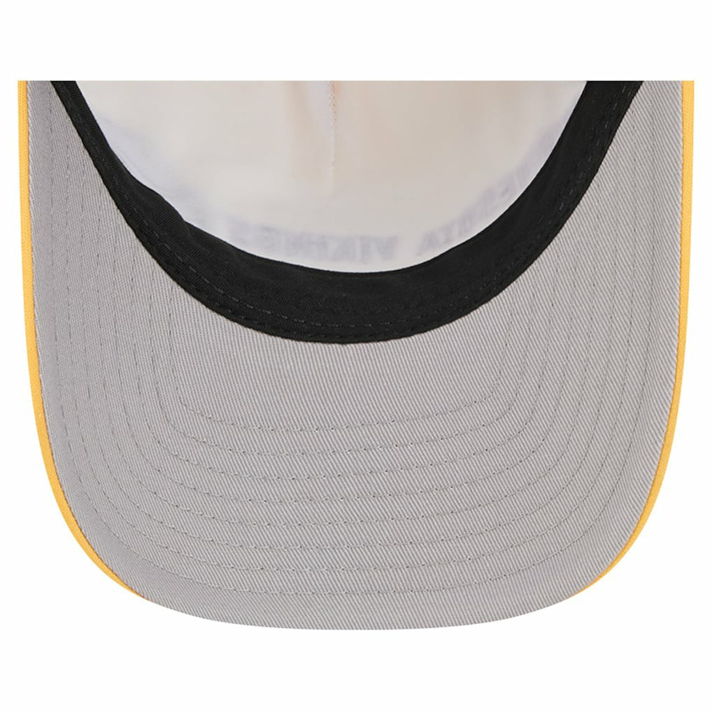 Minnesota Vikings New Era Linear A-Frame 9FORTY Adjustable Hat Gold - NFL