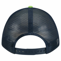Seattle Seahawks New Era Linear A-Frame 9FORTY Adjustable Hat Neon Green - NFL