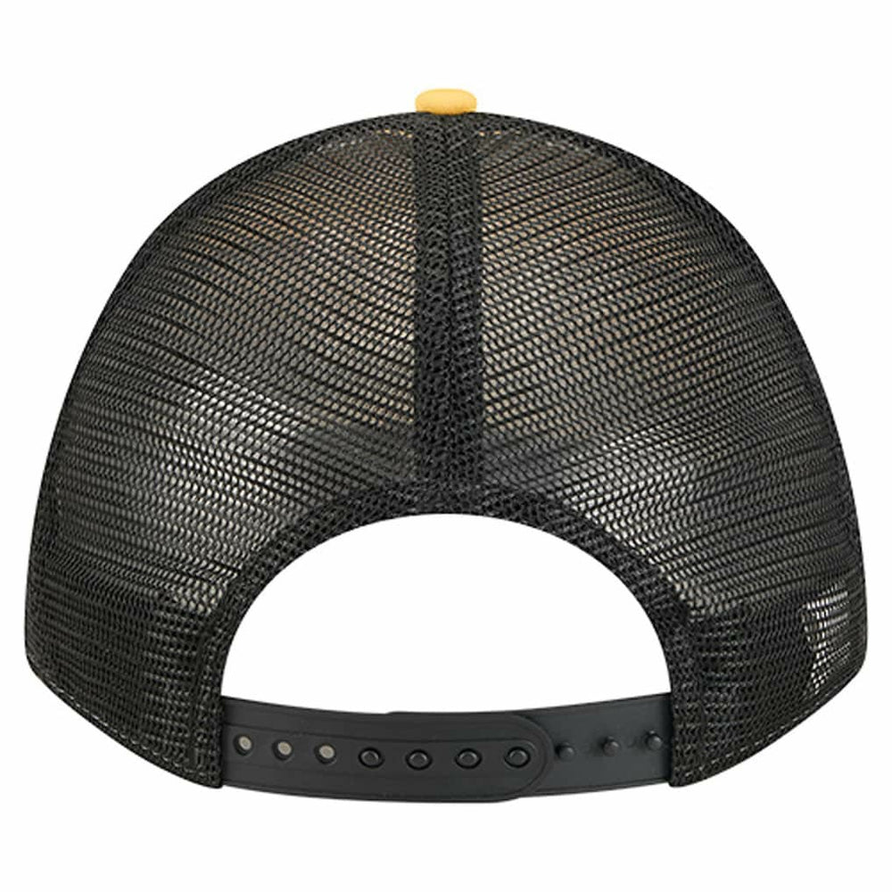 Pittsburgh Steelers New Era Linear A-Frame 9FORTY Adjustable Hat Gold - NFL