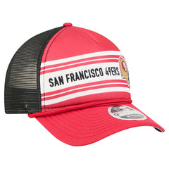 San Francisco 49ers New Era Linear A-Frame 9FORTY Adjustable Hat Red - NFL