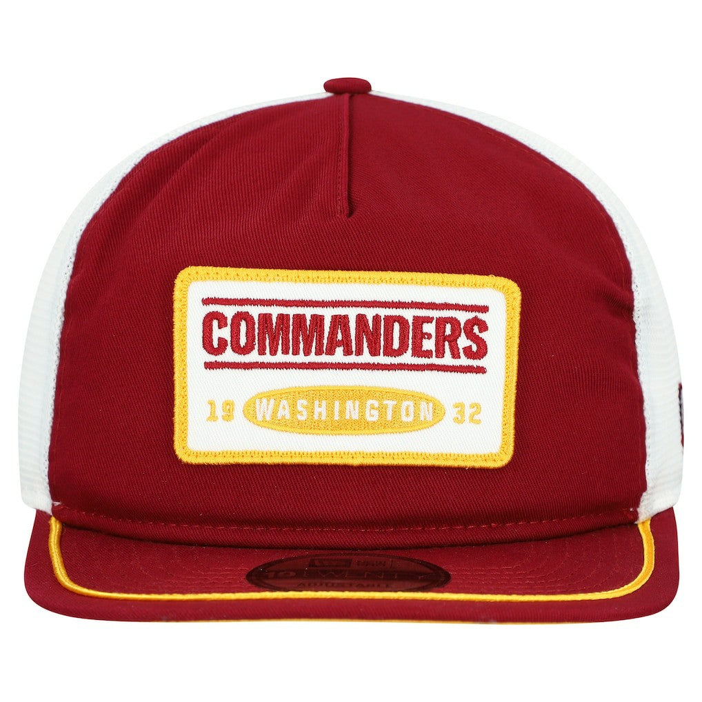 Washington Commanders New Era Patch 19TWENTY Adjustable Hat Burgundy/White - NFL