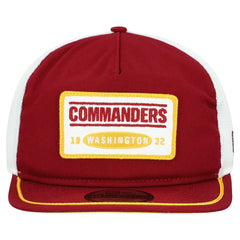 Washington Commanders New Era Patch 19TWENTY Adjustable Hat Burgundy/White - NFL